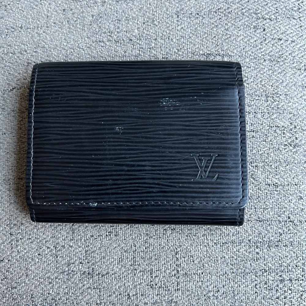 Louis Vuitton Epi Black cardholder